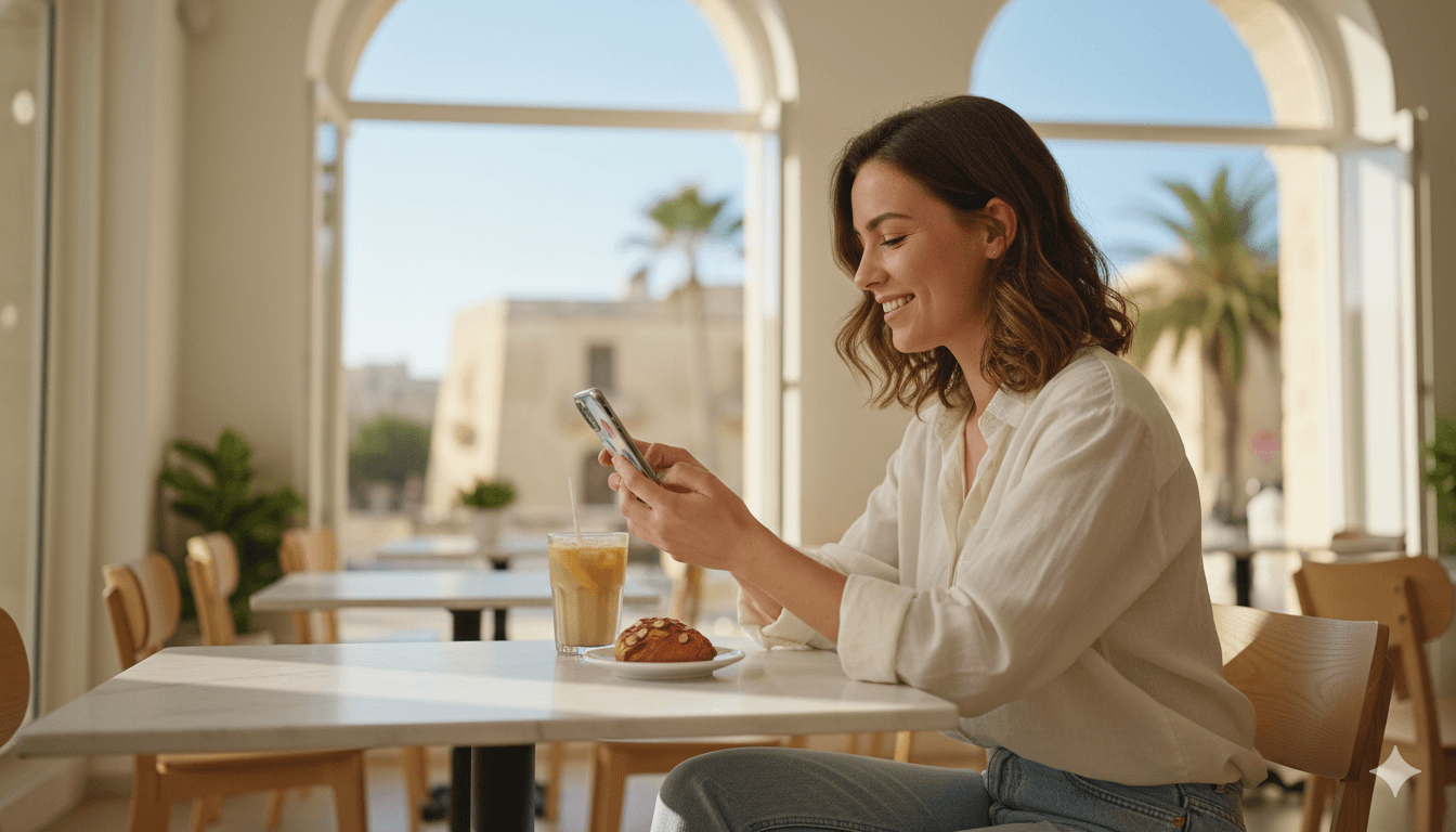 Learning Maltese with Kelmet in a bright Malta setting